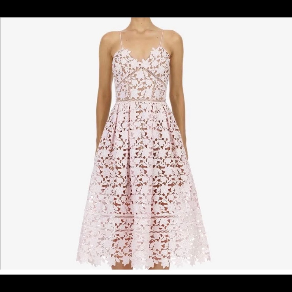 Self-Portrait blush pink Azaelea dress. Only worn once
